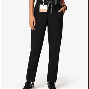 Figs Yola black nursing scrub pants size small